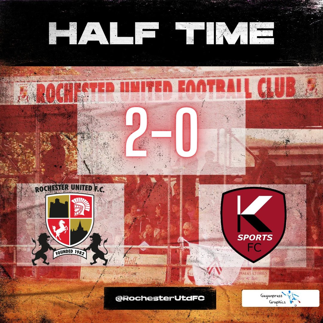 HALF TIME A strong first half performance and a double from Fjord Rogers sees #Spartans take a lead in to the break. 🔴 ⚫ 🔴 ⚫ #Spartans
