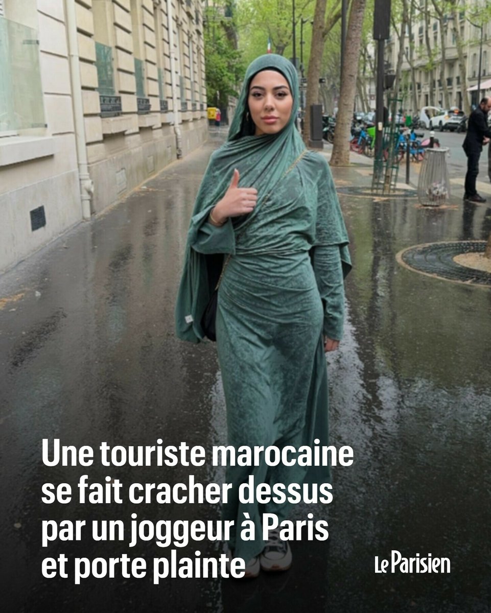 Une jeune influenceuse marocaine, en visite à Paris avec une amie, s'est fait cracher dessus par un joggeur alors qu'elles se trouvaient près de la Tour Eiffel

«Choquée», elle l'a rattrapé et l'a filmé 

«C’est à la fois du racisme et du machisme»
➡️ l.leparisien.fr/Cun1