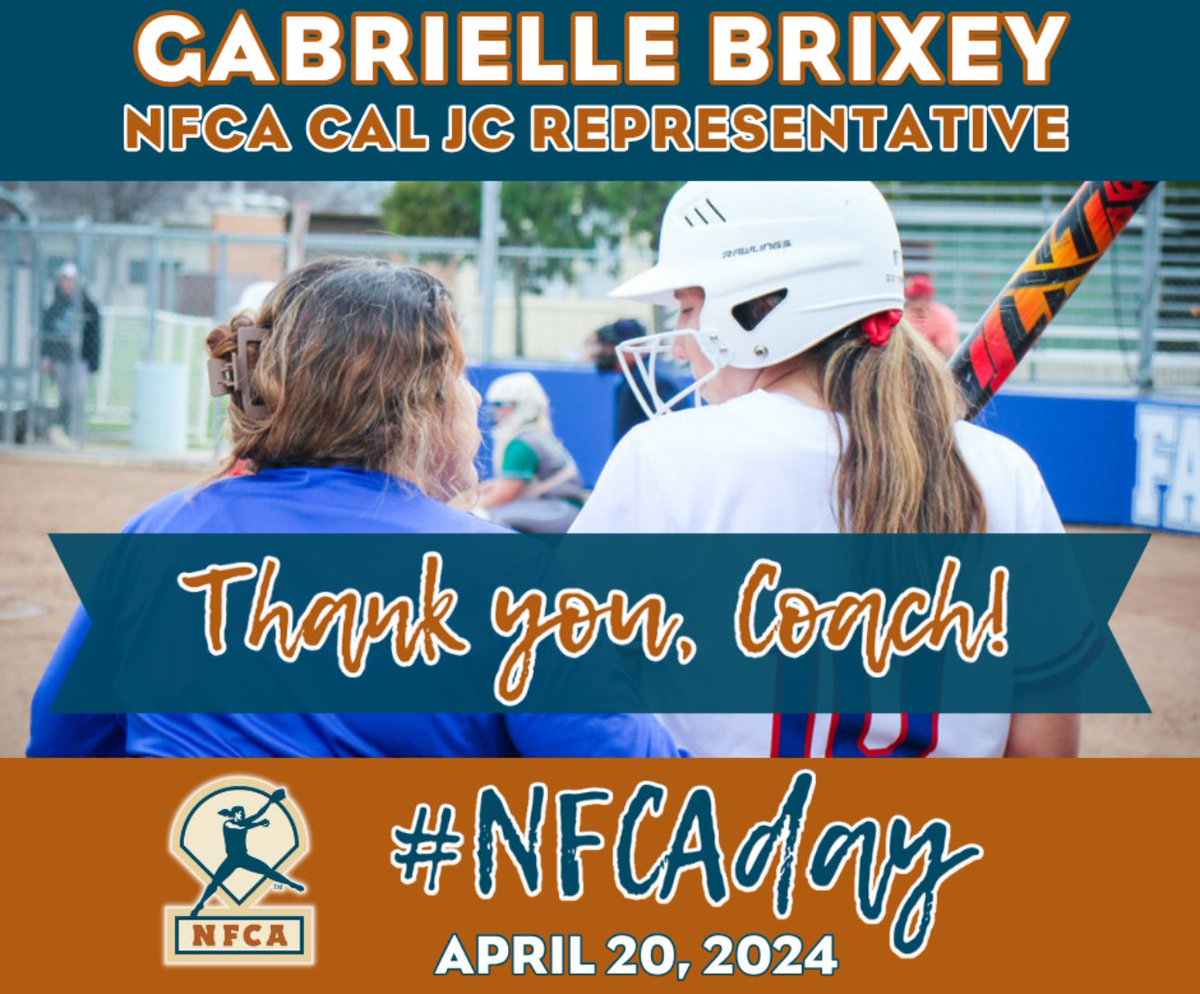 WHCCSoftball's tweet photo. Happy NFCA Day and a big thank you to our Head Coach! Thank you for all you do for the program and the sport.
.
@NFCAorg @WHCCFalcons
#falconfamily #nfcaday #3cfca https://t.co/3f9nle9yfq