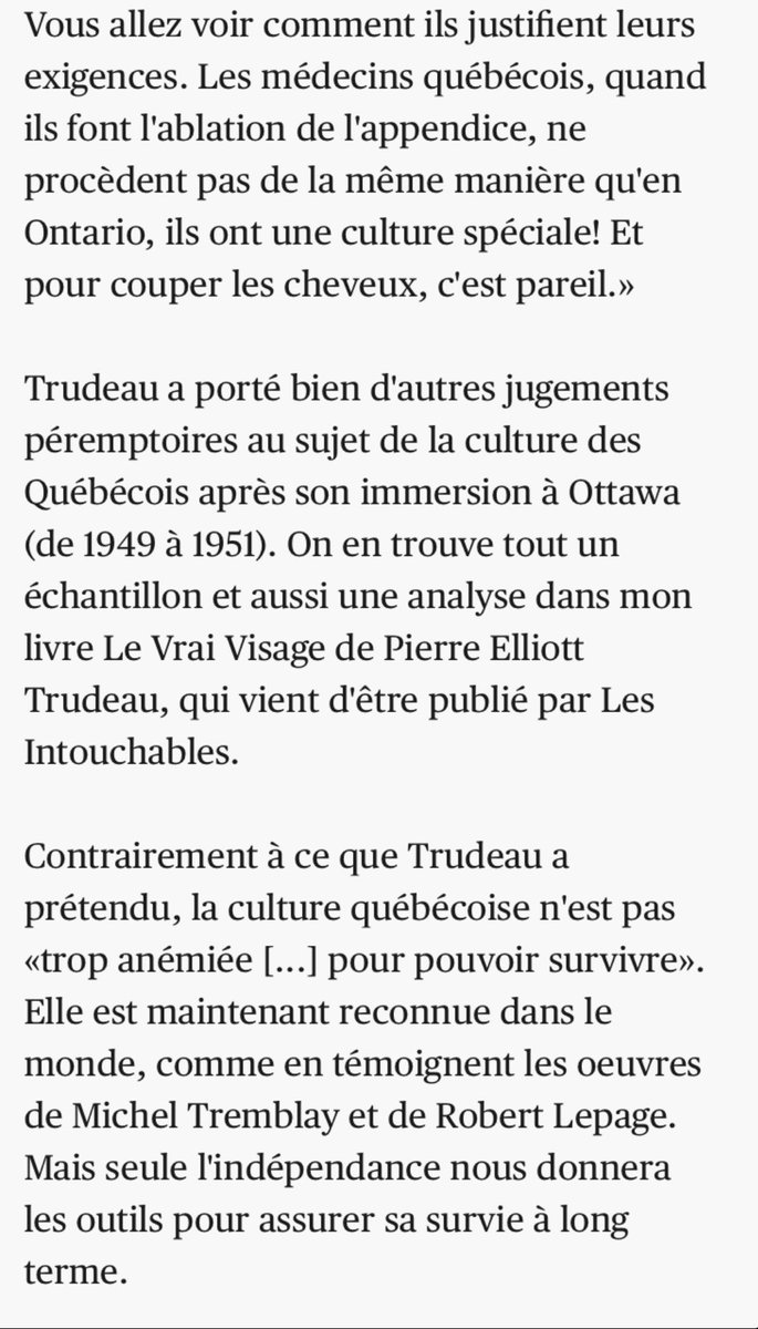 #DevoirDeMémoire
Pierre Elliott Trudeau Mesdames et Messieurs!
N’oublions pas que son fils continue son oeuvre!
#LindépendanceLaSeuleOption