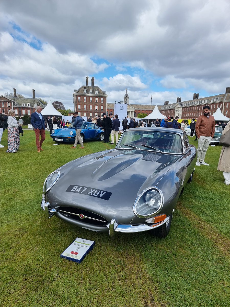 A splendid day at #SupercarSaturday @SalonPriveUK at the Royal Hospital Chelsea. I selected this 1962 Jaguar E-type for my entirely hypothetical Christmas list.