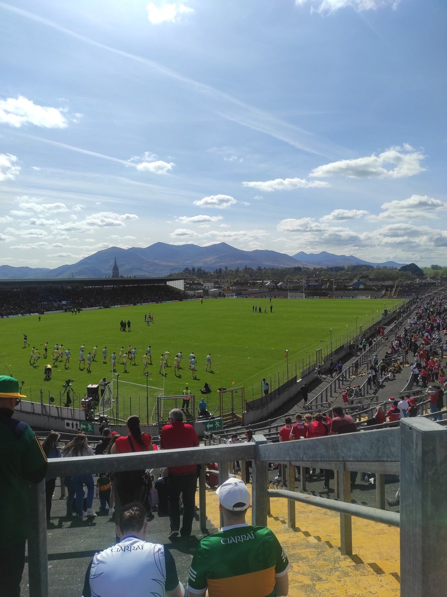 Sunshine and Killarney. What is not to like about it? Excellent day for football.