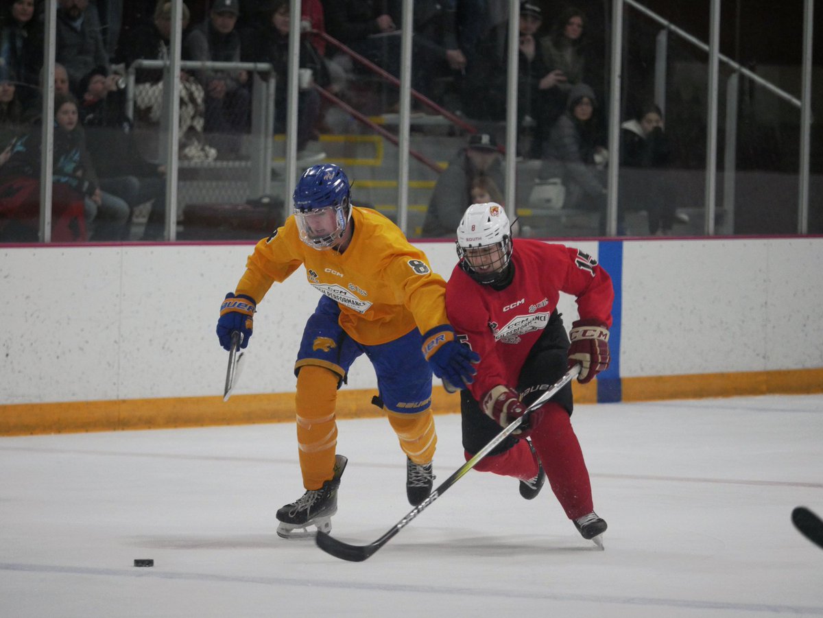 MinnHockeyHP's tweet photo. Ted Brill Great 8: HP SR Sections 1/3 take a second half lead against HP SR Sections 7/8 for a 5-2 victory. Emmerich, Kaiser (2G), Uecker, and Lotysz all net goals in the win. 2 assists for Hedlund. S7/8 goaltender Hacker with 22 saves in the second half. https://t.co/O3udXRBVes