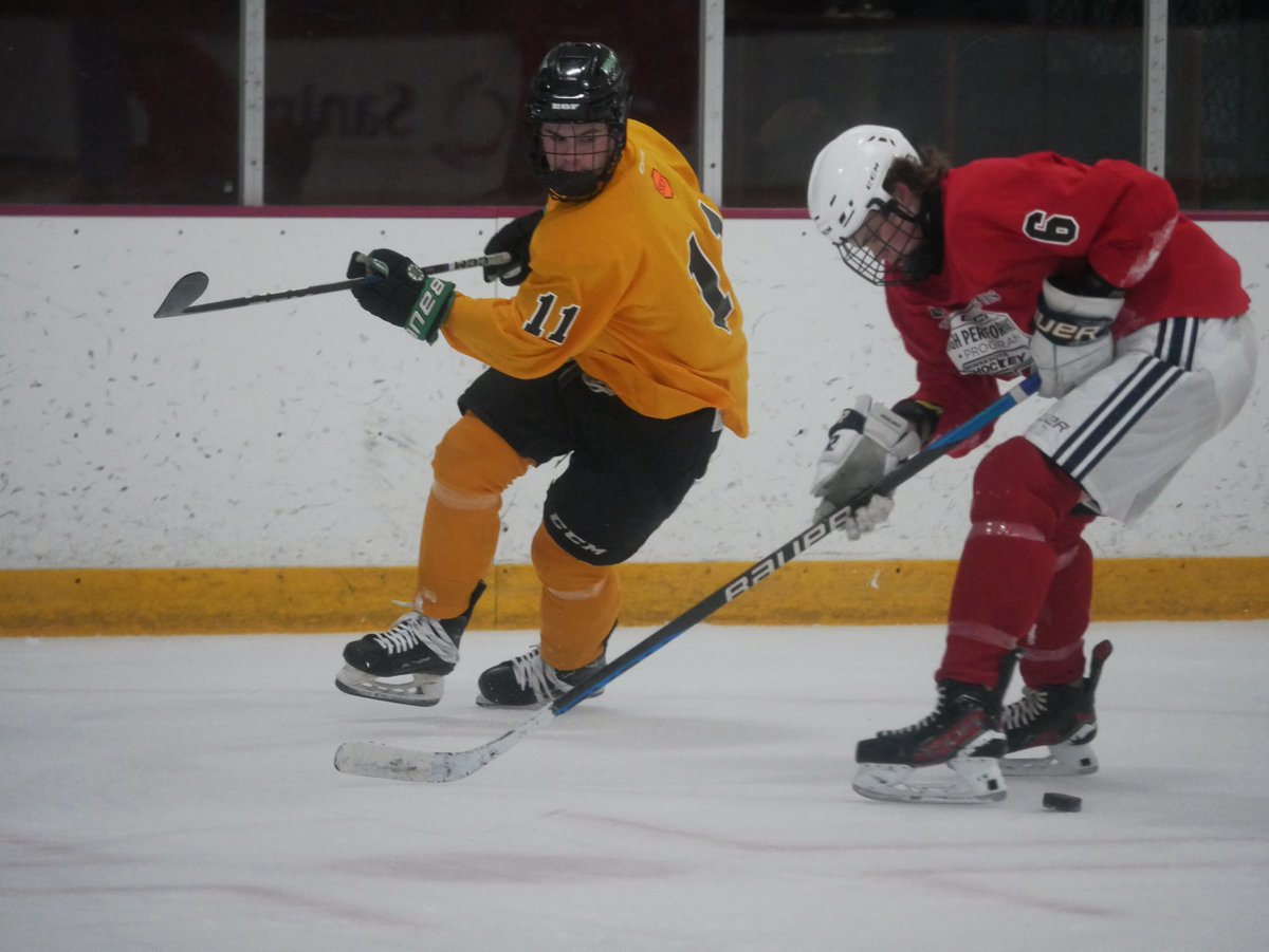 MinnHockeyHP's tweet photo. Ted Brill Great 8: HP SR Sections 1/3 take a second half lead against HP SR Sections 7/8 for a 5-2 victory. Emmerich, Kaiser (2G), Uecker, and Lotysz all net goals in the win. 2 assists for Hedlund. S7/8 goaltender Hacker with 22 saves in the second half. https://t.co/O3udXRBVes