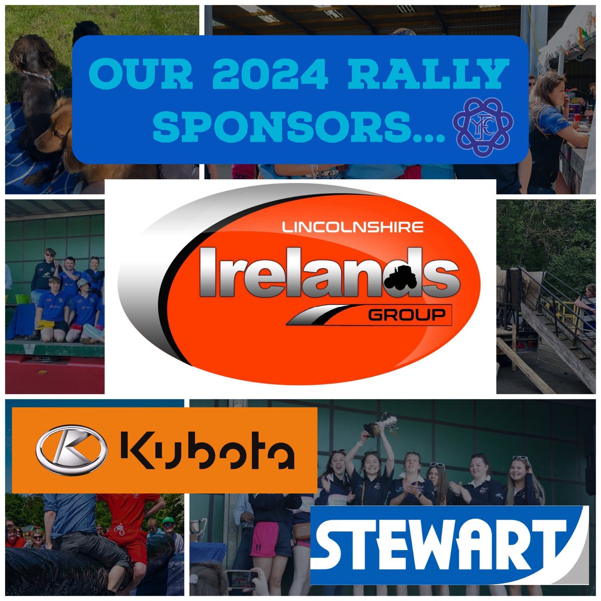 Do you know this years #rally #theme?… It’s the #PARIS #OLYMPICS #2024 We have some great comps lined up for our members and NotSo’s! Saturday 18th May 2024 This years rally is kindly sponsored by Irelands Farm Machinery in association with Kubota and Stewart Trailers 🚜