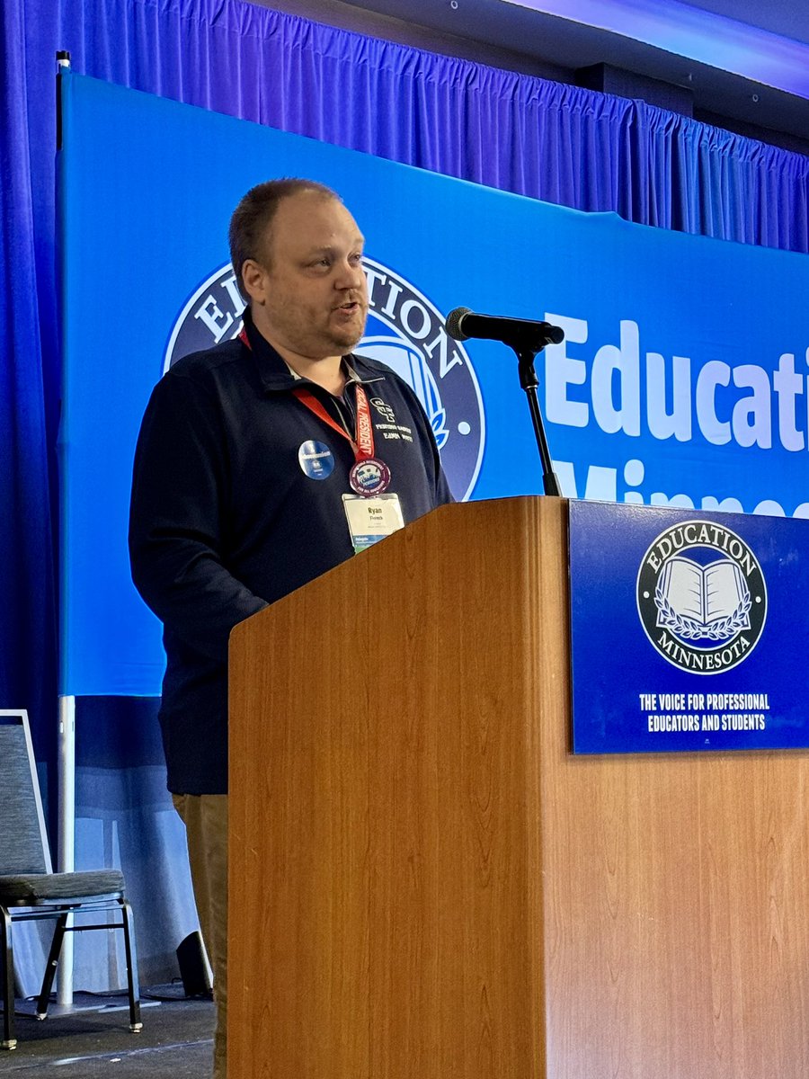 EducationMN's tweet photo. Everyone deserves a retirement to look forward to. St. Francis educator Ryan Fiereck, chair of our Pension Advisory Group, urges the state to do more for teacher pension reform. โWe can do this work together!โ #mnleg #edmnrc https://t.co/akSzScn97h