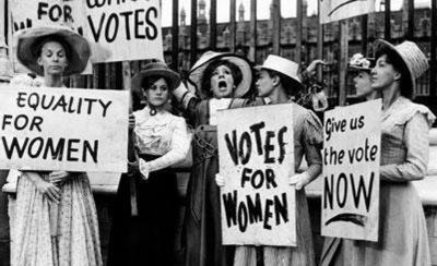 Kudos to these brave girls. It is beyond belief that these young modern day suffragettes have to fight for women's rights all over again.