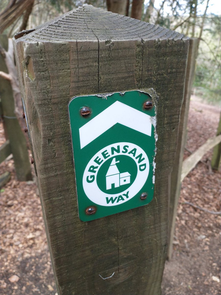 Drex80's tweet photo. Highlights from today's 18-mile walk along the Greensand Way from Shamley Green to Dorking. Passed 'Plonk Farm'; a windmill; Hurtwood; Pitch, Holmbury and Leith Hills, with Leith Tower; and the Glory Wood. Lovely sunny mudfree day. #inspiringviews @nationaltrust #greensandway https://t.co/h1XSwDryH3