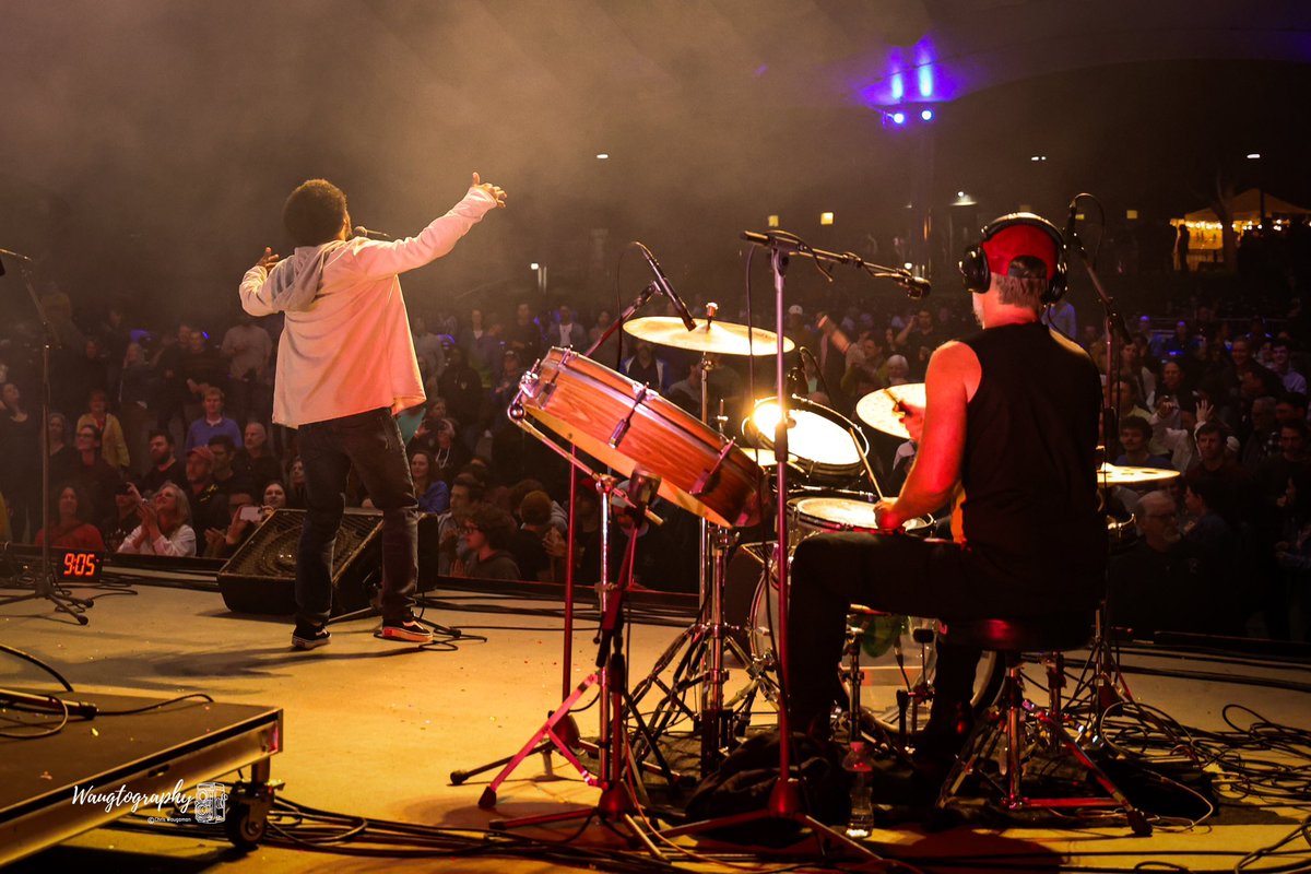 waugtography's tweet photo. No BS! Brass Band played at Ting Pavilion last night for the #FridaysAfter5 Concert Series - here are some photos: https://t.co/M5cNPNh5ck @NoBSBrass @TingPavilion https://t.co/fMCW1bffmh