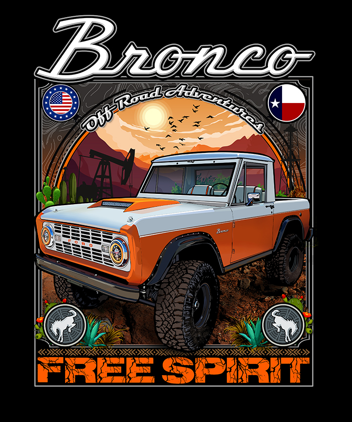 This is the latest illustration I just completed of a 1966 Ford Bronco from Texas. #art #vehicleillustration #vehicleart #illustration #offroadart #offroadvehicle #bronco #Broncos #fordbronco #ford #broncolife #4x4 #offroad #bronconation #thebronconation #fordoffroad #texas