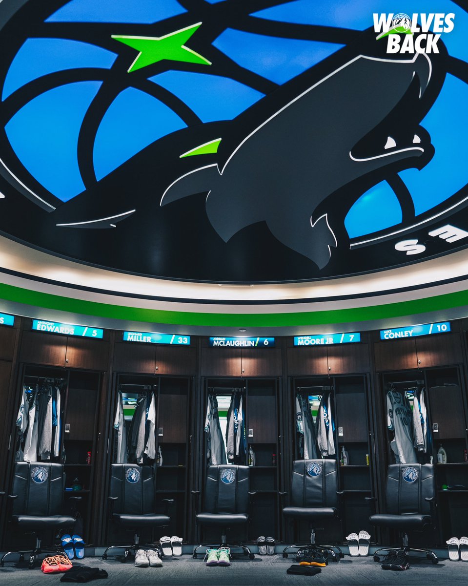 Timberwolves's tweet photo. locker room ready. https://t.co/nQVNT93FbU