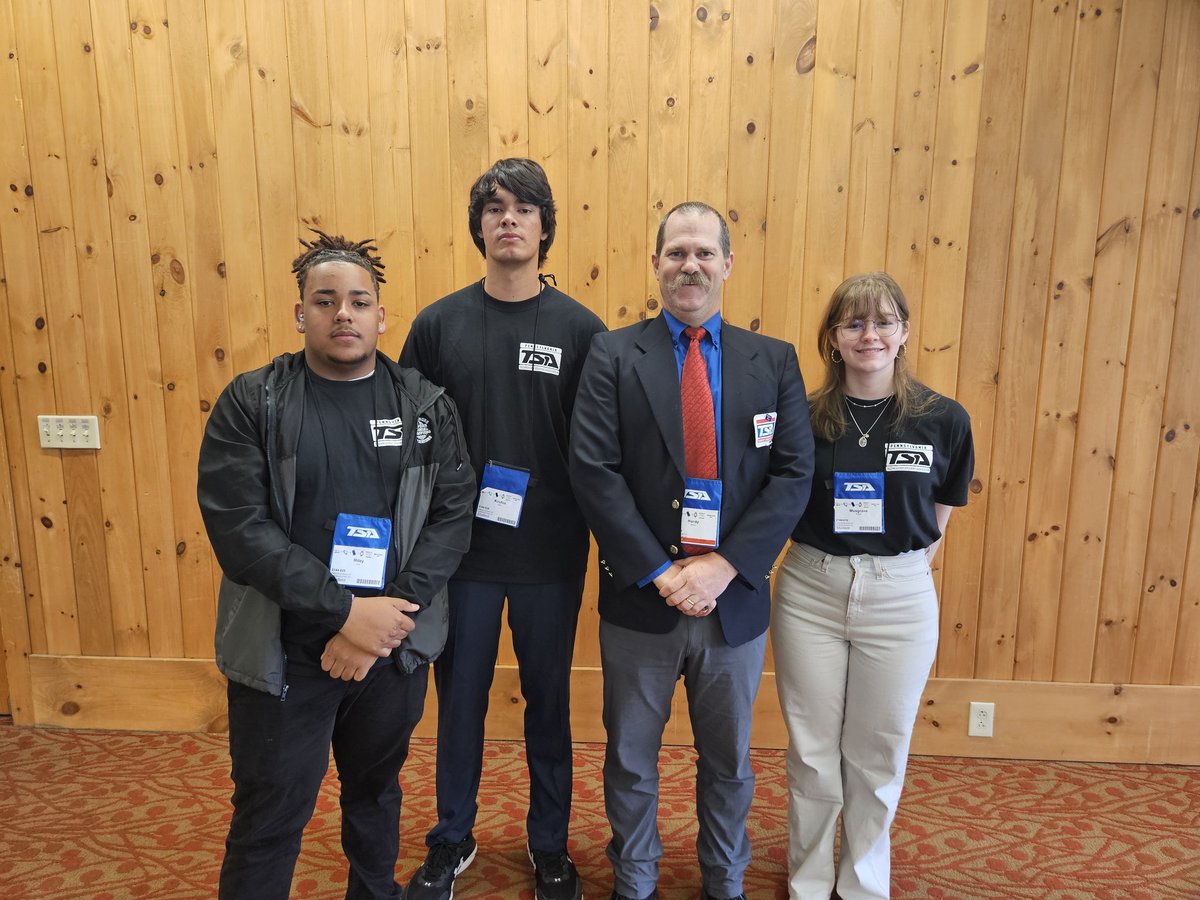 GettysburgTSA's tweet photo. CONGRATULATIONS  to both @GASD_PA  H.S. Robotics teams on their top ten finishes in PA Robotics at the @PennsylvaniaTSA 2024 state leadership conference and competition. 

#gowarriors 
#warriorway
#beinvolved https://t.co/PUC7uLYuaX
