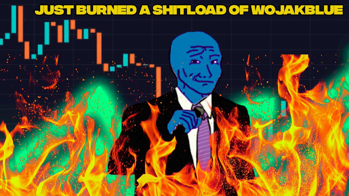 Lets celebrate the almost Sold out with a big burn🔥🔥 We just burned 2k ada worth of $WojakBlue LP🔥🔥 Proof tx: b4550f06b2c0c50277b569058b26cbfd0647182882ae311c7dcb868c574786dd