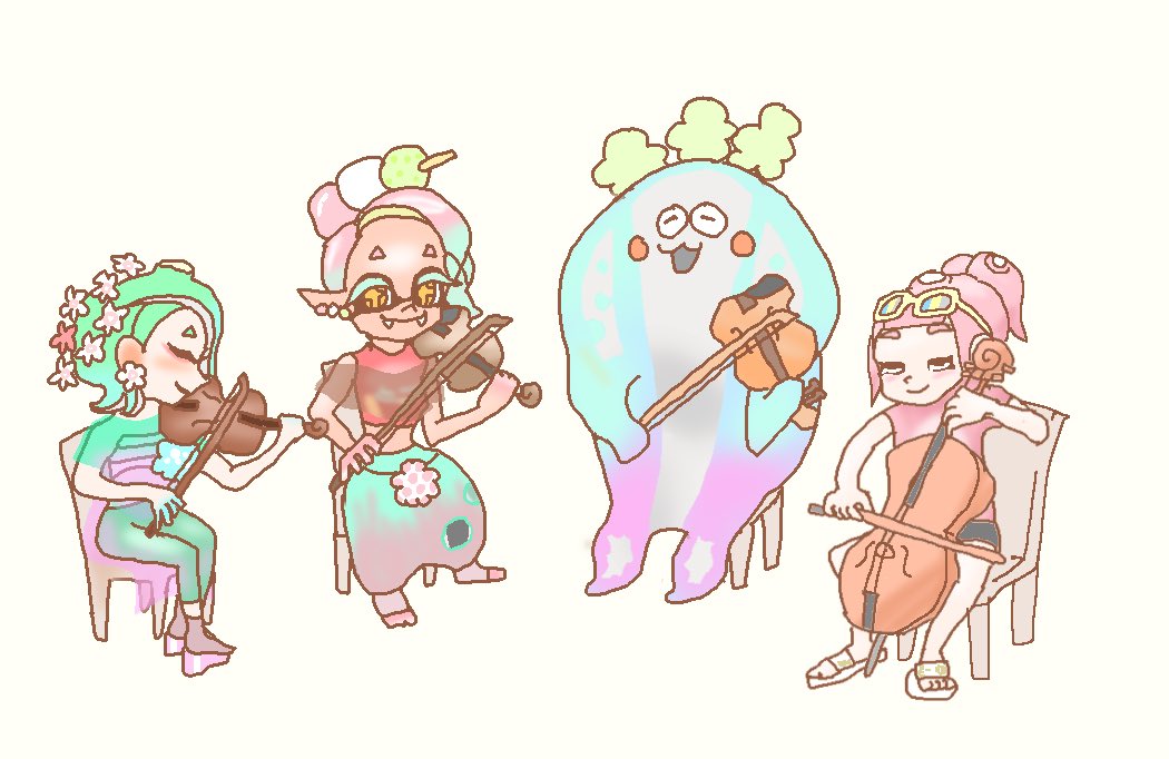 #すりみ連合 #SpringFest 
すりみといっしょにカルテット🎻