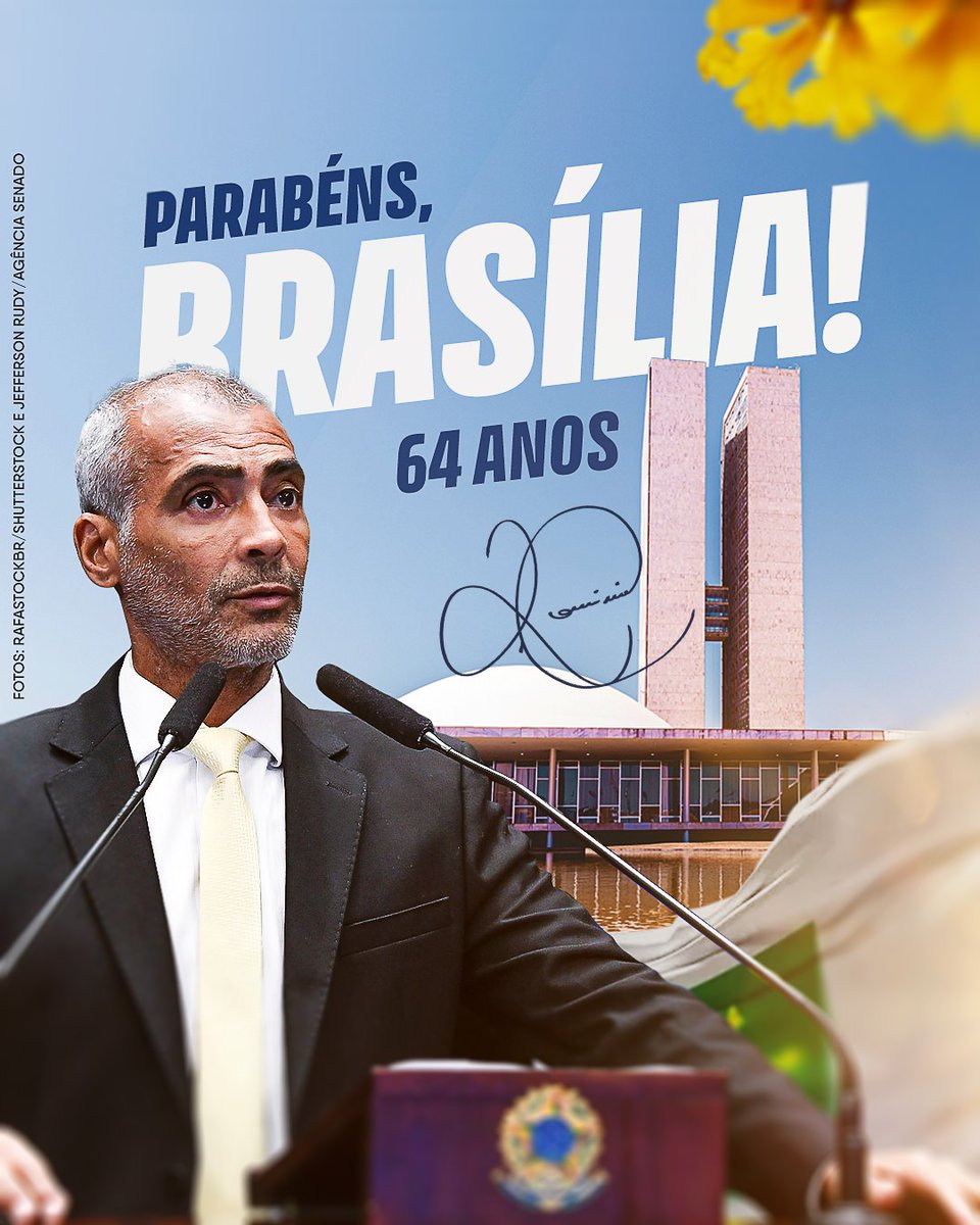 Parabéns, Brasília! A nossa linda capital federal completa hoje 64 anos. Com sua arquitetura singular e cheia de simbolismos, carrega consigo a diversidade e a riqueza cultural de todas as regiões do país. Parabéns para a nossa capital e todos os seus moradores. 👏🏽👏🏽👏🏽
