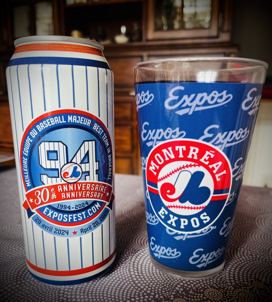 Feels Like ‘94 🍺 💙⚾️❤️ #Expos #MontrealBaseball