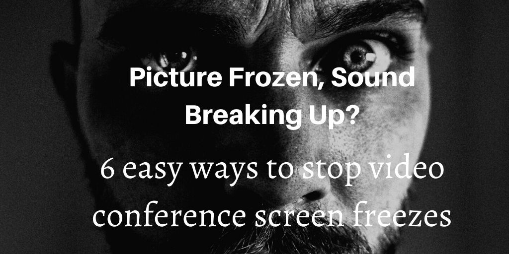 Six easy ways to stop video conference screen freezes.  How to overcome the frustrations of video conferencing pmresults.co.uk/video-conferen… #remotework #remotejobs #covid #zoom #videoconferencing #zoom #screenfreeze #remoteworking #workingfromhome #wfh  #socialdistancing #homeoffice