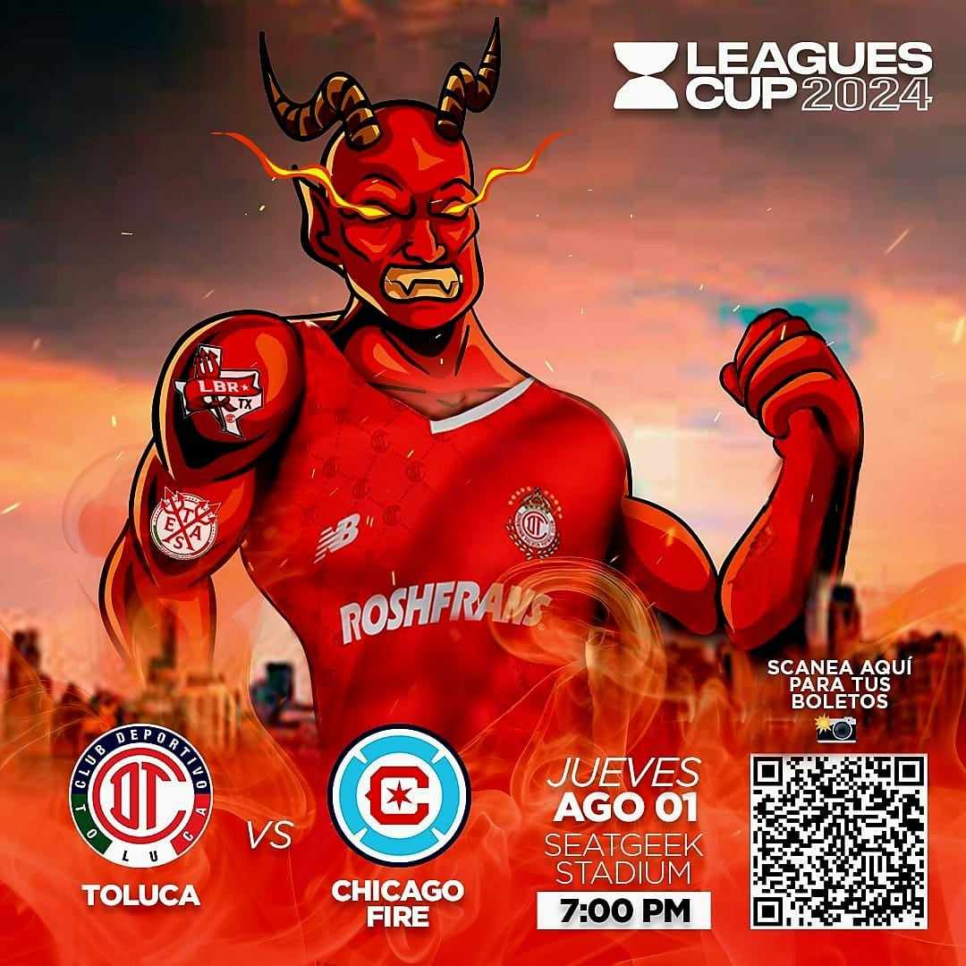 lbr_texas's tweet photo. Vamos a demostrar que nunca juegas sólo @TolucaFC ☝🏻😝☝🏻

Porque siempre y en todas partes hay un 😈

Nueva aventura, nueva ilusión 
Regresa la #leaguescup2024 
 Y nuestro primer rival será @ChicagoFire

Escanea el código para tus tickets. 

Nos vemos en la Ciudad de los vientos https://t.co/TrKD7EQaBE