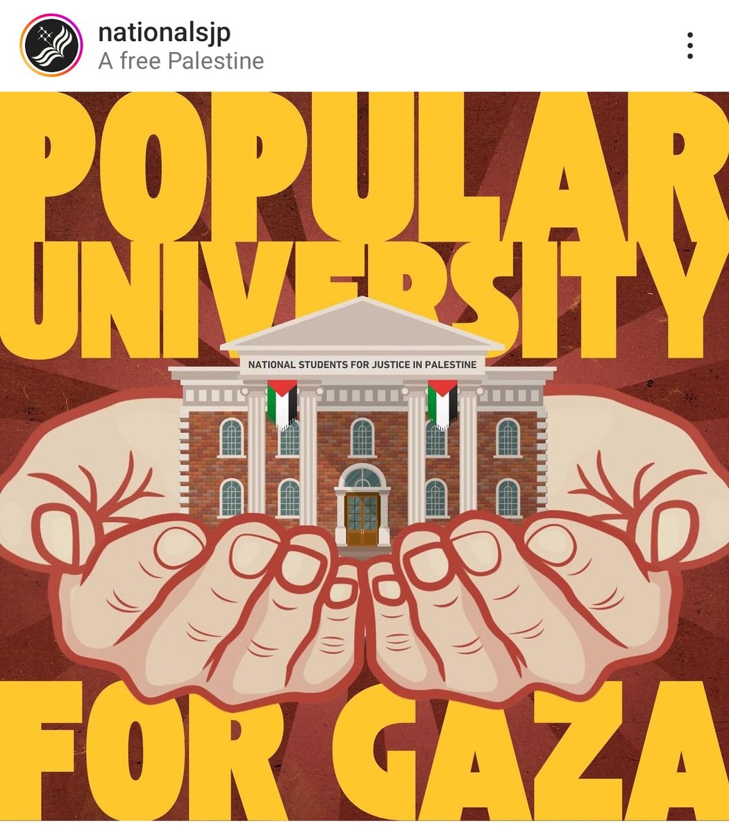 🚨BREAKING: Columbia University's 'Gaza Solidarity Encampment' is going nationwide🚨 The National Students for Justice in Palestine announces the Popular University for Gaza. NSJP's statement reads: 'WE ARE ALL SJP! 🇵🇸 Our universities have chosen profit and reputation over