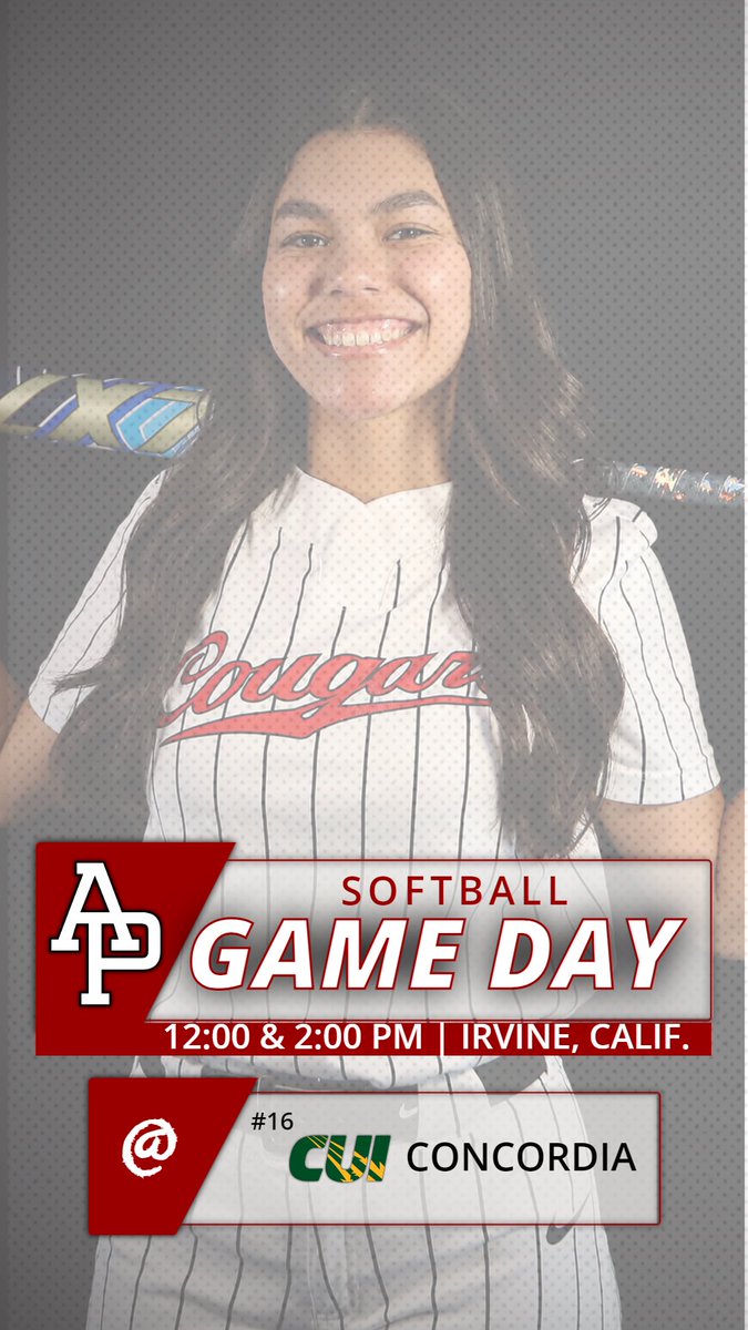 🥎 @APUSoftball is on the road at Concordia!
