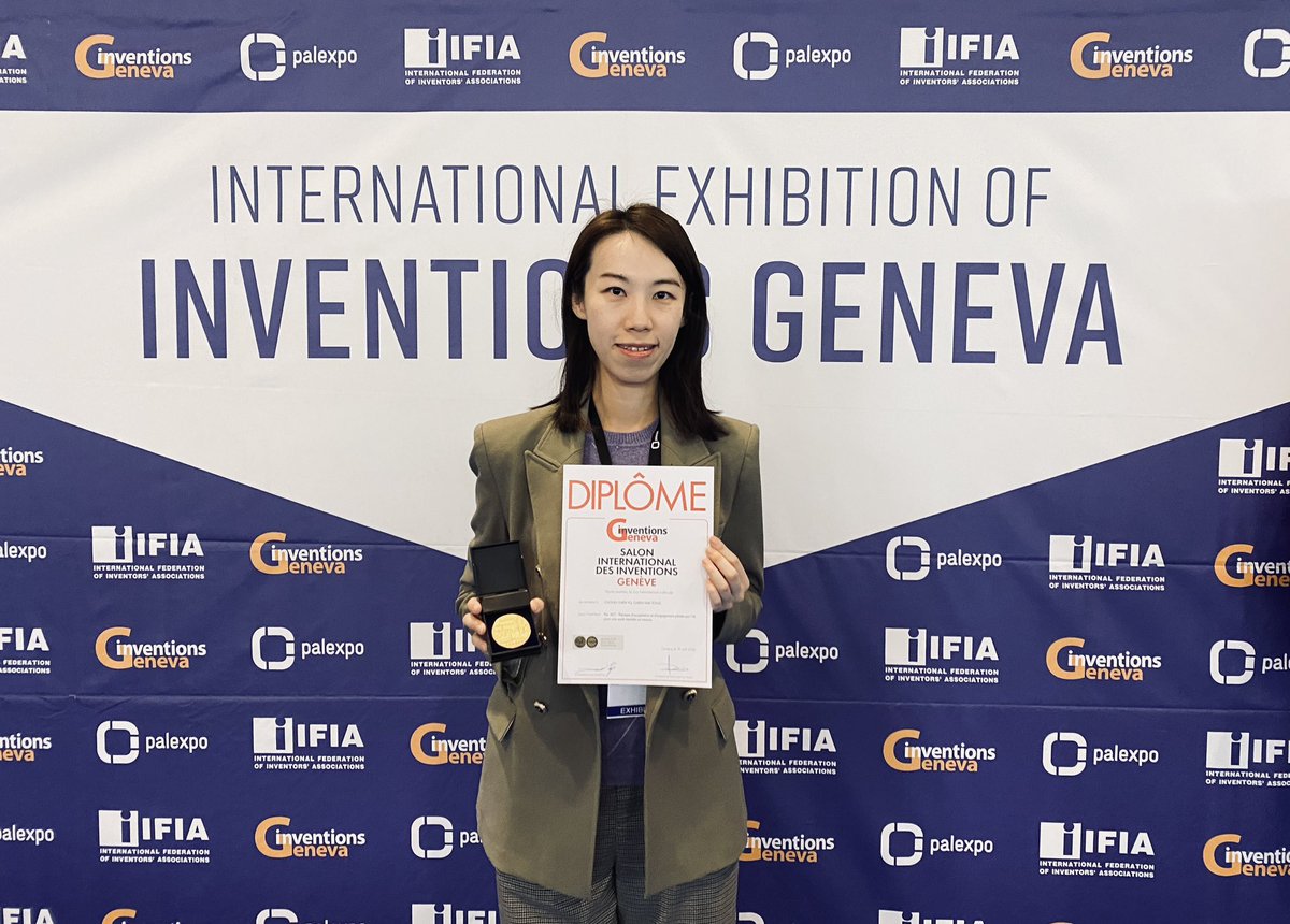 ConnieChong1's tweet photo. Delighted to be awarded the gold medal 🥇at the International Exhibition of Invention in Geneva for our groundbreaking invention #PaiACT. 🏆 This marks an important milestone for us in promoting AI-driven personalized mental health care @cuhknursing @WT_Chien https://t.co/2VtNNT9ZF5