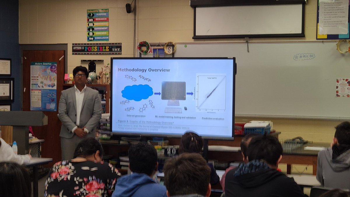 cmrisko's tweet photo. Congratulations to @riskolab HS student Vijay on a great presentation this morning! https://t.co/ftSwUQ8dEj