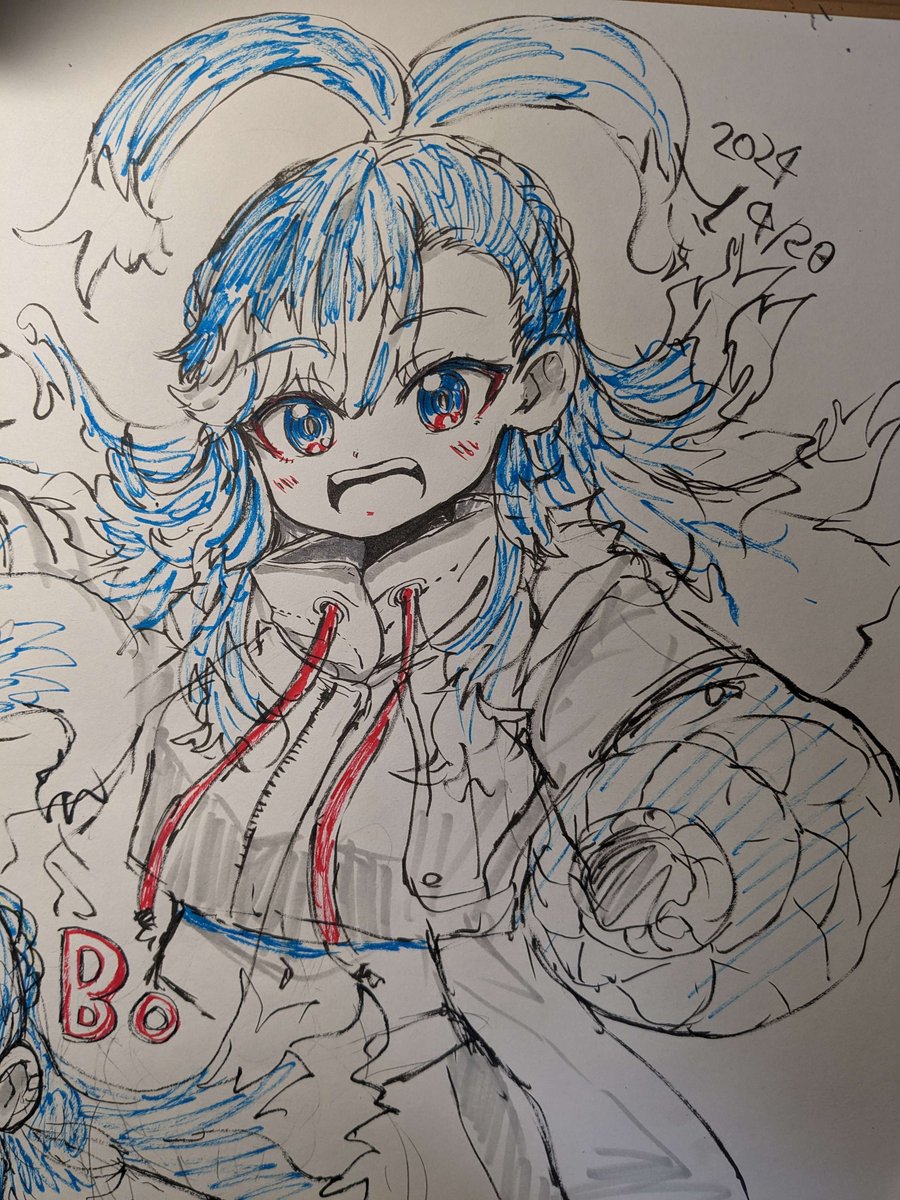 「徐々にこぼ感を掴んできたかも… #AeruSeni 」|なおたけのイラスト