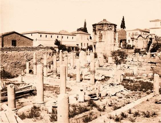 KalliopiNikita's tweet photo. The Roman Agora, Athens | Photo 1880. https://t.co/eMgsGfn2QU