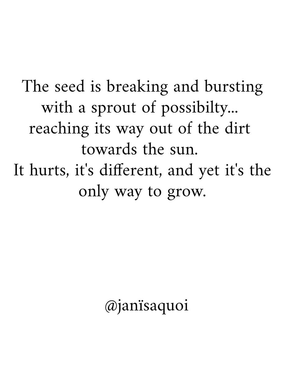 the only way ---> 🌱
#growth #evolve #grow #transformation #dirt #action #innerpeace #theway #janisaquoi #sun #quotes