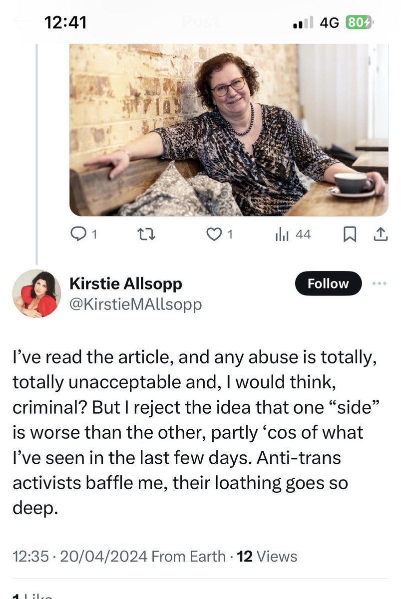 That’s because you’ve only recently & somewhat blindly cantered into this 10 years + old fight without ANY comprehension of what has gone before… This might help you out, Kirstie. Tweet a biological fact about women. Or sexuality. Then get back to us about “both sides”… 🙄🤦🏻