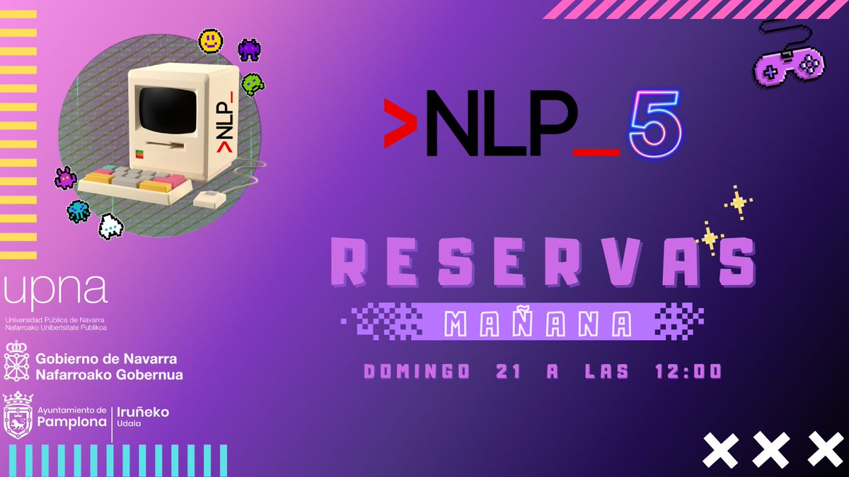 navarralanparty's tweet photo. Mañana a las 12:00 se abren las reservas para la NLP5!
No te quedes sin tu preciado puesto!
https://t.co/24JtYxy69a
#nlp5 #navarralanparty https://t.co/0etHtkPGS2