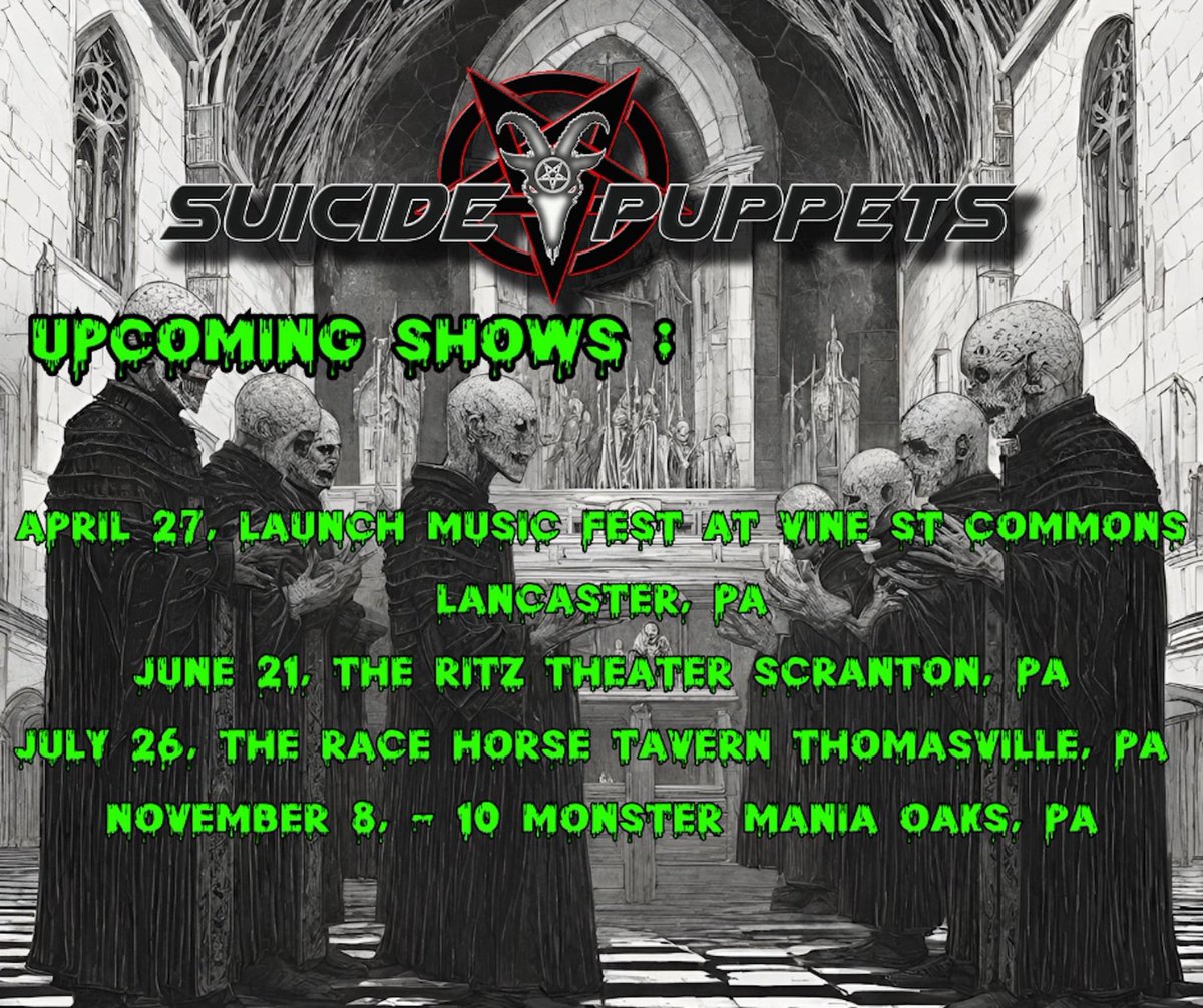 HorrorSceneBand's tweet image. Check us out at a venue near you