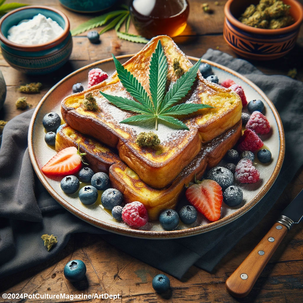 🌿 Start your 420 with a treat! Dive into our delicious Cannabis-Infused French Toast recipe. Perfect for a chill morning! 🍞🍓 Check it out here: wp.me/pflf86-Ar #PotCultureMagazine #Happy420 #CannabisCuisine #Edibles #CannabisCommunity #StonerFam #CannabisCulture