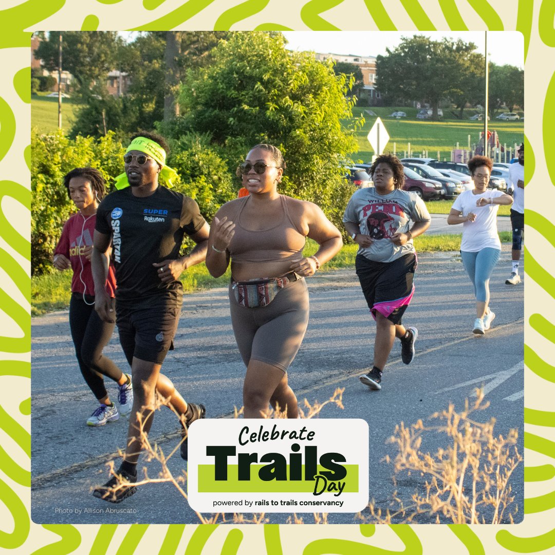 Next Saturday: There are tons of events planned around the country for Celebrate Trails Day!

Plan how you’re going to #CelebrateTrails on April 27 by using our interactive map to find events near you: RailsToTrails.org/celebrate-trai….