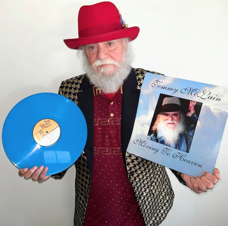 The 𝘔𝘰𝘷𝘪𝘯𝘨 𝘛𝘰 𝘏𝘦𝘢𝘷𝘦𝘯 LP from #TommyMcLain is available today exclusively at indie record stores for @recordstoreday! Pressed on blue color vinyl w/updated liner notes from Tommy McLain. Only 1,000 copies available! Find your local retailer: recordstoreday.com/Stores