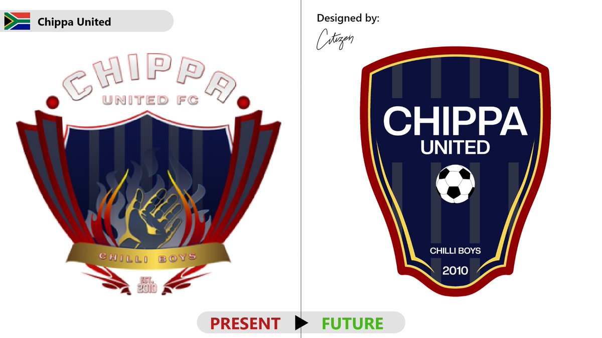 If @ChippaUnitedFC hired me to design their future crest...

I am a self-taught graphic designer and football fan. I designed this crest out of admiration for Choppa United.
@NwabaliBobo
#ChippaUnited #PSL #football #HireMe #GraphicDesigner #art