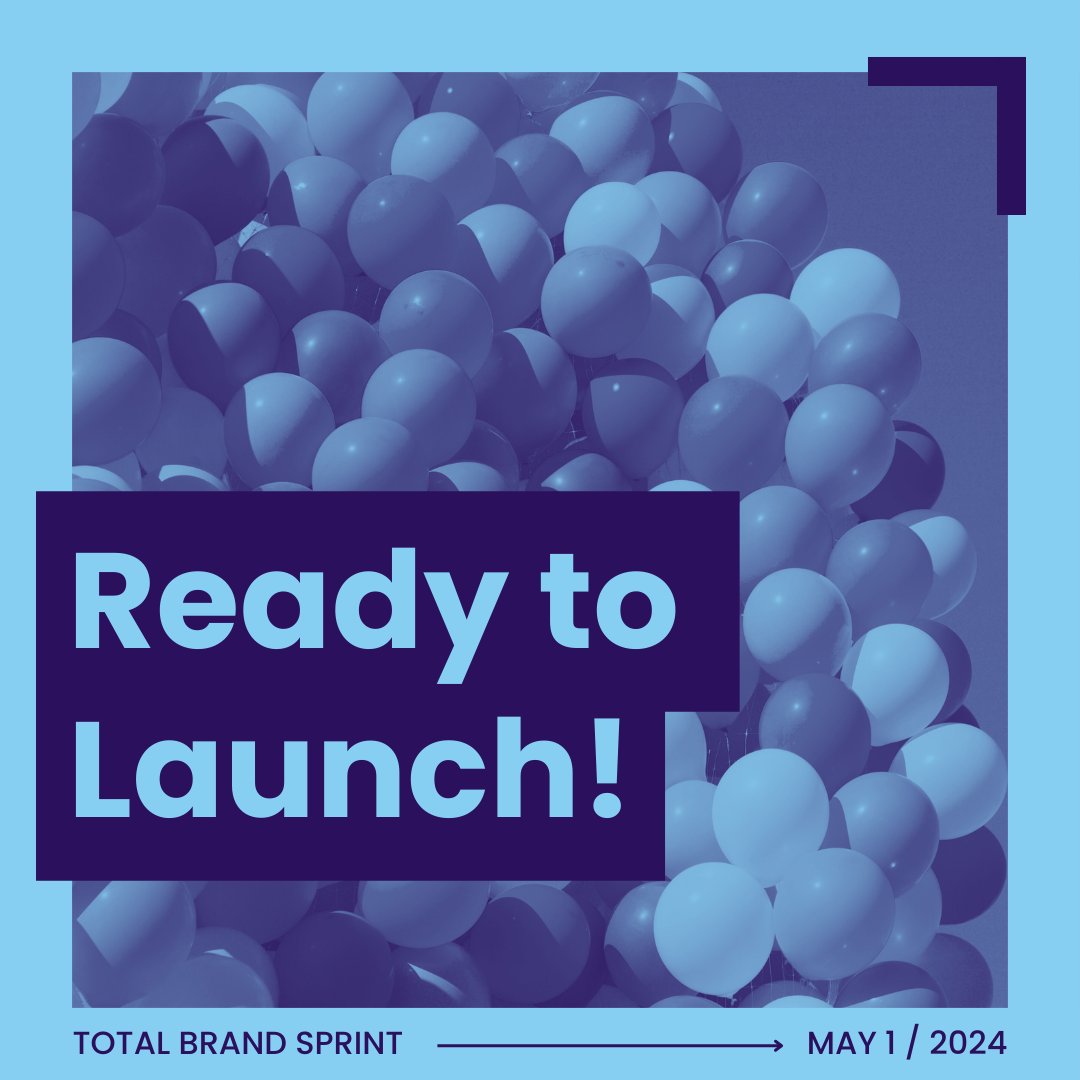 We're counting down to the launch of our branding workshop, the Total Brand Sprint, on May 1st! We’ll dive into what REALLY goes into a brand. Follow us for daily insights on strategy, colours, logos, and more!

#TotalBrandSprint #BrandBuilding #EntrepreneurLife #StartupBranding