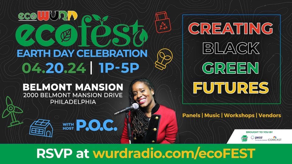 Today is the DAY! JOIN US! BE THERE! 

ECO FEST 2024! HOST BY P.O.C. PRESENTED BY #WURDRADIO 

#ECOFEST #PHILLYEVENTS #GREENPHILLY 

FREE EVENT! PULL UP! THIS EVENT IS FOR EVERYONE!