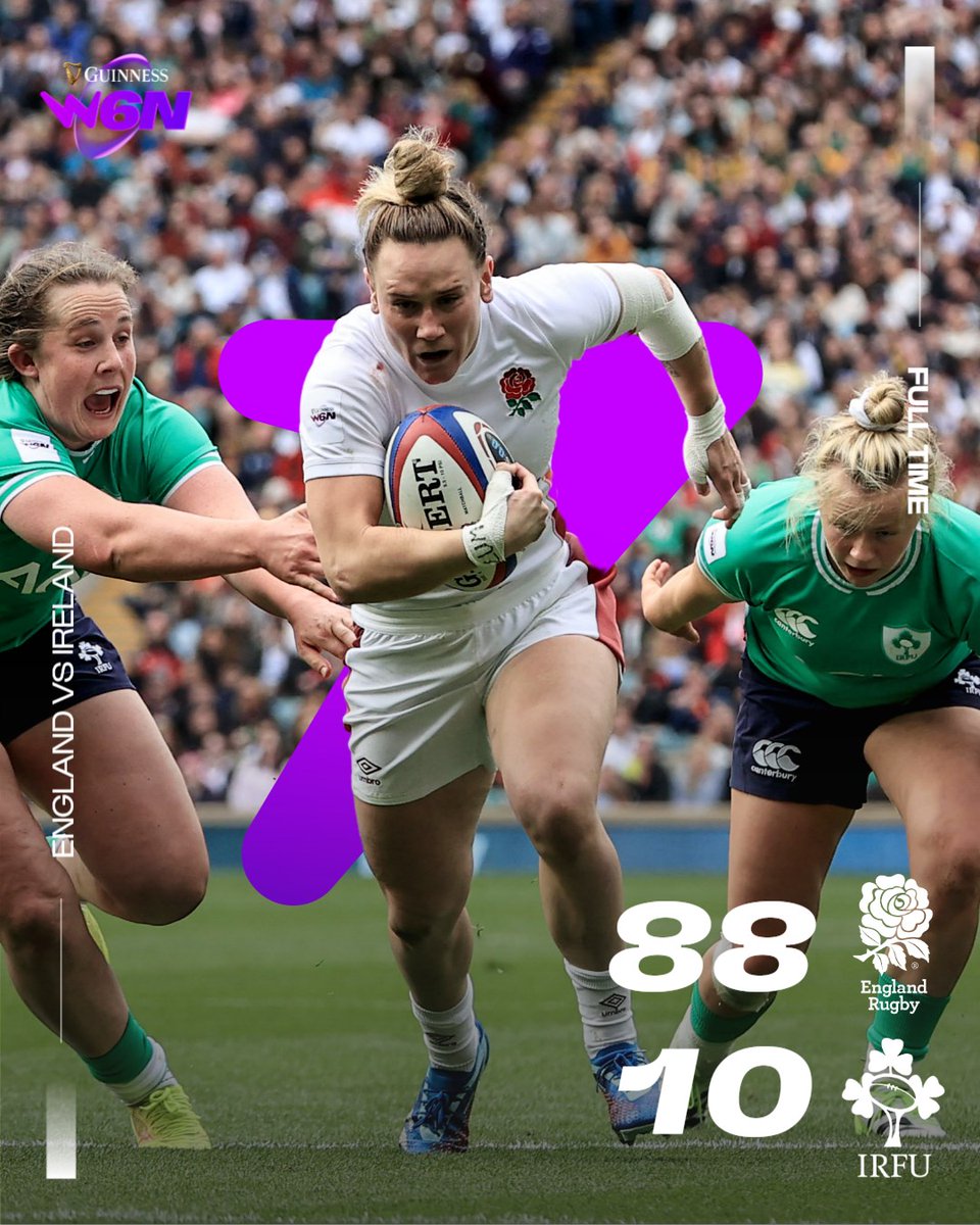 🌹 Red Roses with the victory 🤩🙌

#GuinnessW6N #ENGIRE