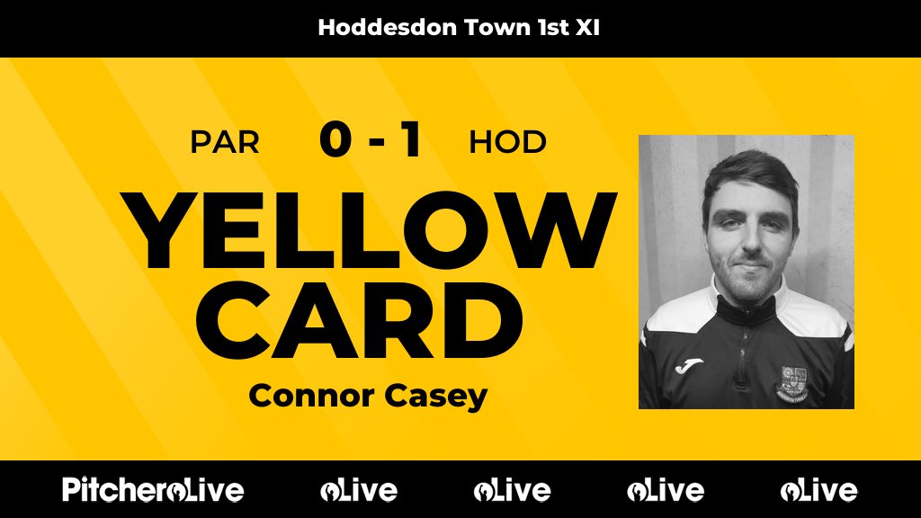 45': Connor Casey is yellow carded for Hoddesdon Town #PARHOD hoddesdontownfc.co.uk/teams/276175/m…