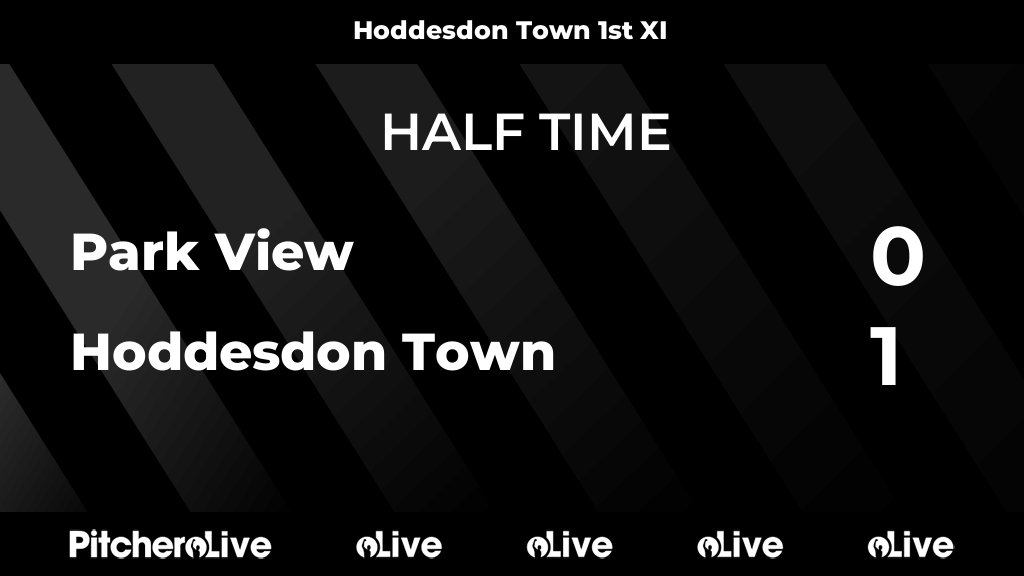 HALF TIME: Park View 0 - 1 Hoddesdon Town #PARHOD hoddesdontownfc.co.uk/teams/276175/m…