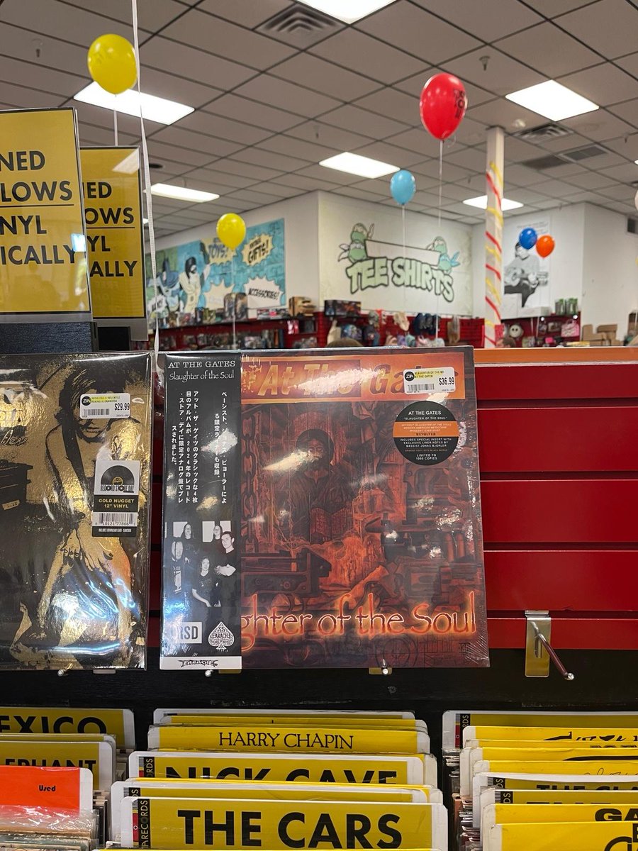 Spotted in Zia this morning for Record Store Day. Get em before they're gone
#atthegates #ziarecords #recordcollector #recordstoreday #earacherecords