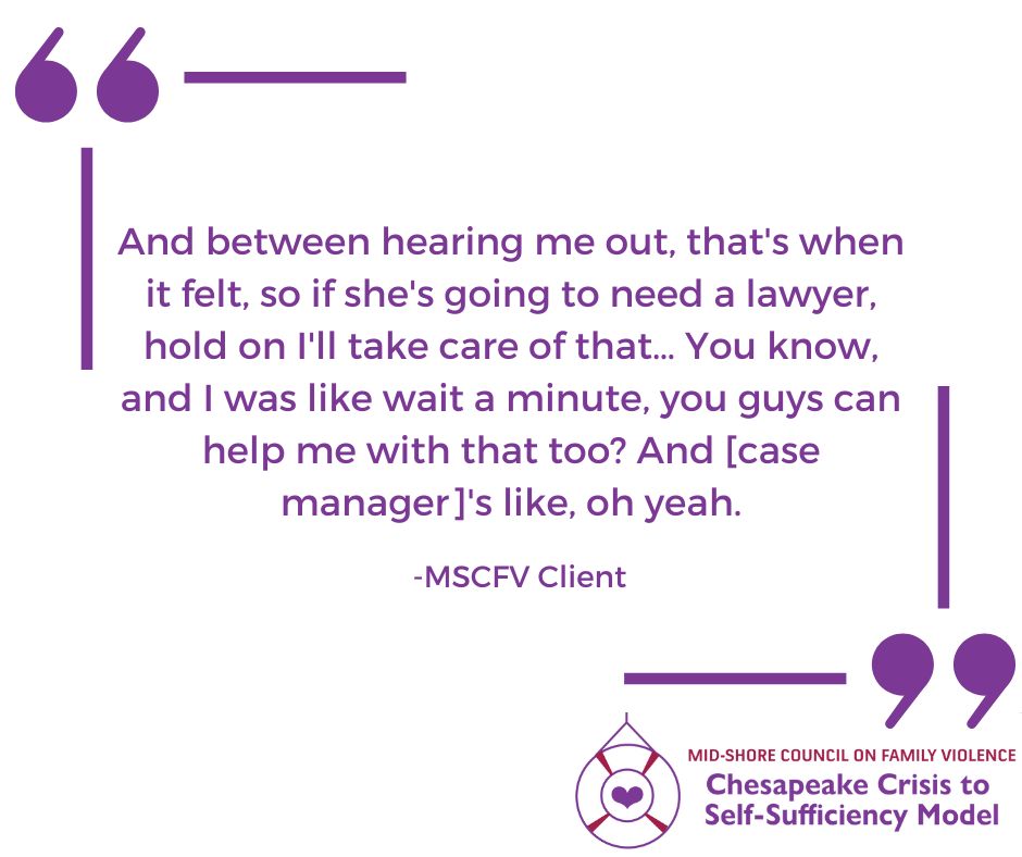 Did you know that MSCFV can provide holistic case management to meet your goals after domestic violence? Call our 24/7 hotline at 800-927-4673 to speak with an advocate today. We are local, free, and confidential.

#domesticviolenceawareness #easternshore #stopthecycle
