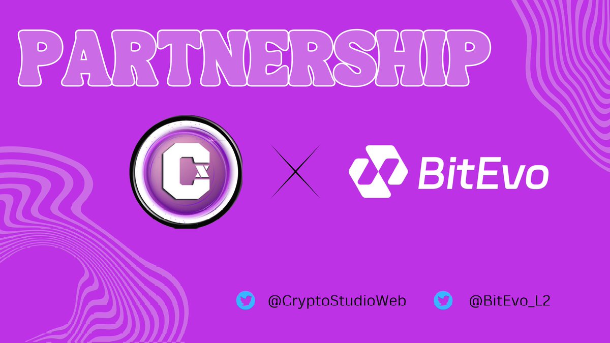 StudioCall's tweet photo. 🎊Crypto X Studio partnership with BitEvo 

BitEvo innovatively introduces a Layer 2 solution to address scalability, high transaction costs, and inadequate support for complex smart contracts on the Bitcoin network. https://t.co/gIGUHV59dU