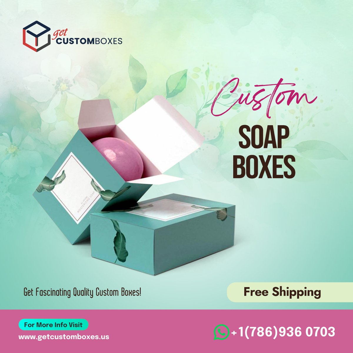 GetCustomBoxes's tweet image. Unbox your brand&apos;s potential with getcustomboxes! We create custom soap boxes in any shape and material, personalized with your brand logo. Visit us at getcustomboxes.us!
#CustomSoapBoxes #BrandVisibility #GetCustomBoxes