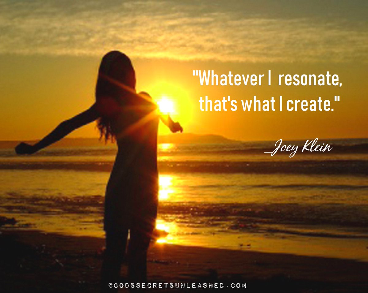 sbraegger11's tweet photo. "Whatever I resonate, that's what I create."
_Joey Klein #resonation #divine #universal #energy #Source #creation #soul #love #light #oneness #peace #growth #empowerment https://t.co/HIAPY8r24Y