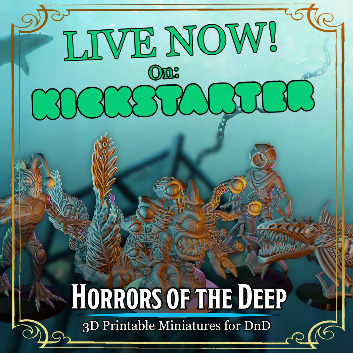 ErtsTreehouse's tweet photo. Its #selfpromosaturday and it's also the day our Kickstarter Project has gone live! 

This #dnd project brings some our favourite #dndmonsters and turns them into #3dminis 

You can find out more on our page: https://t.co/cC6LmBwtSG https://t.co/dHJ3Fqiyr5