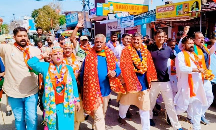 Pehlejanta's tweet photo. Nepotism, corruption hallmark of Cong regimes: Jugal 
@mpjugalkishore 
@BJP4JnK https://t.co/WMOb16L9Qr