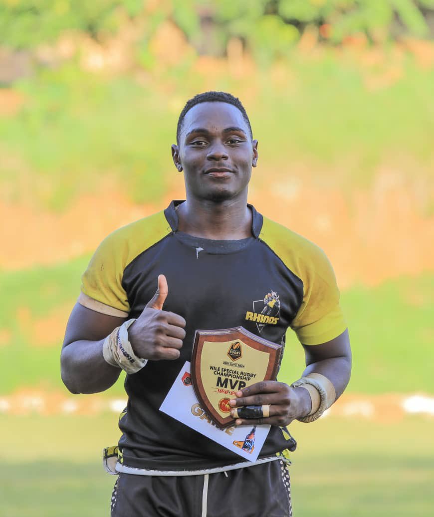 Kigozi Shakul @skvybz4 with a barnstorming performance against the Eagles. #RaiseYourGame #NileSpecialRugby