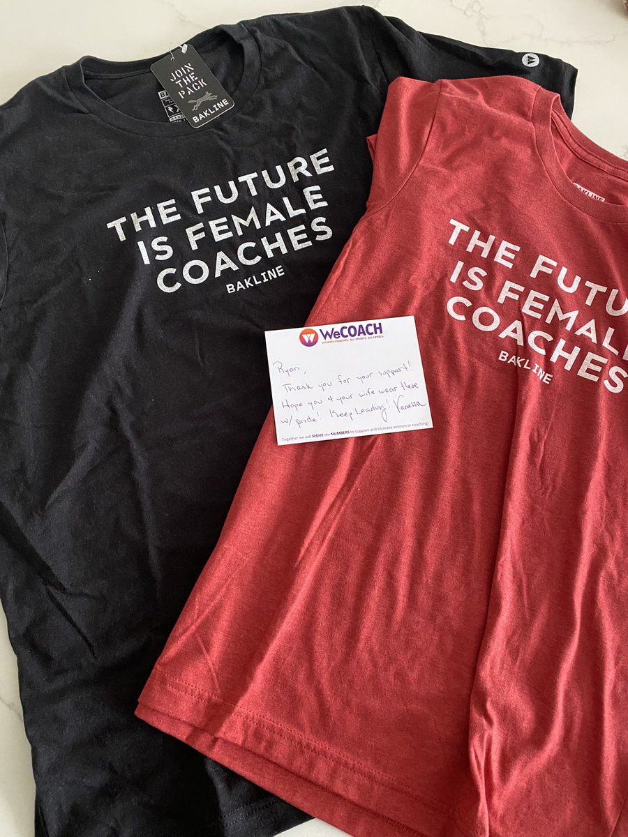 Shout out to @WeCOACHCEO and the @WeCOACH team for the kind gift! @krvirtue and I will definitely wear these with pride. Grateful for the opportunity to support your Cleveland Regional Conference. We need more female coaches, especially in youth and HS sport! #LifeIsATeamSport